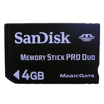 SanDiskϣStandard Memory Stick PRO Duo 4G ̼